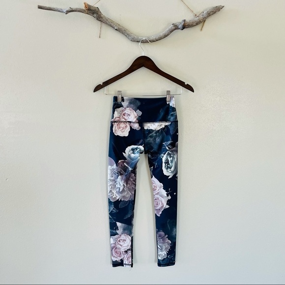 3/$20 Noli Active Allure Floral Print Leggings - Picture 6 of 8